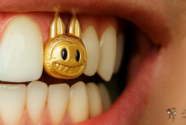 Best Labubu Gold Grill - Drteeth